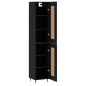 vidaXL Highboard Schwarz 34,5x34x180 cm Holzwerkstoff vidaXL Highboard Schwarz 34,5x34x180 cm Holzwerkstoff