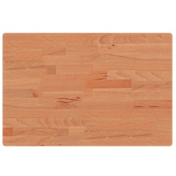 vidaXL Tischplatte 60x40x2,5 cm Rechteckig Massivholz Buche