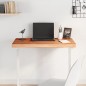 vidaXL Tischplatte 80x40x4 cm Rechteckig Massivholz Buche vidaXL Tischplatte 80x40x4 cm Rechteckig Massivholz Buche