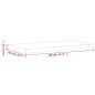 vidaXL Tischplatte 80x40x4 cm Rechteckig Massivholz Buche vidaXL Tischplatte 80x40x4 cm Rechteckig Massivholz Buche