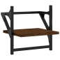 vidaXL Wandregale mit Stangen 2 Stk. Braun Eichen-Optik 30x25x30 cm vidaXL Wandregale mit Stangen 2 Stk. Braun Eichen-Optik 30x25x30 cm