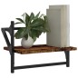 vidaXL Wandregale mit Stangen 2 Stk. Räuchereiche 40x25x30 cm vidaXL Wandregale mit Stangen 2 Stk. Räuchereiche 40x25x30 cm