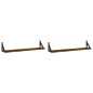vidaXL Wandregale 2 Stk. Räuchereiche 80x15x15,5 cm Holzwerkstoff vidaXL Wandregale 2 Stk. Räuchereiche 80x15x15,5 cm Holzwerkstoff