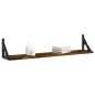 vidaXL Wandregale 2 Stk. Räuchereiche 80x15x15,5 cm Holzwerkstoff vidaXL Wandregale 2 Stk. Räuchereiche 80x15x15,5 cm Holzwerkstoff