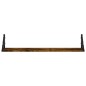 vidaXL Wandregale 2 Stk. Räuchereiche 80x15x15,5 cm Holzwerkstoff vidaXL Wandregale 2 Stk. Räuchereiche 80x15x15,5 cm Holzwerkstoff