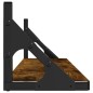 vidaXL Wandregale 2 Stk. Räuchereiche 80x15x15,5 cm Holzwerkstoff vidaXL Wandregale 2 Stk. Räuchereiche 80x15x15,5 cm Holzwerkstoff