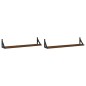 vidaXL Wandregale 2 Stk. Braun Eichen-Optik 80x15x15,5cm Holzwerkstoff vidaXL Wandregale 2 Stk. Braun Eichen-Optik 80x15x15,5cm Holzwerkstoff