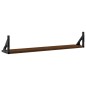 vidaXL Wandregale 2 Stk. Braun Eichen-Optik 80x15x15,5cm Holzwerkstoff vidaXL Wandregale 2 Stk. Braun Eichen-Optik 80x15x15,5cm Holzwerkstoff