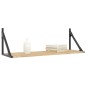 vidaXL Wandregale 2 Stk. Sonoma-Eiche 80x25x25,5 cm Holzwerkstoff vidaXL Wandregale 2 Stk. Sonoma-Eiche 80x25x25,5 cm Holzwerkstoff