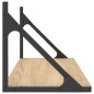 vidaXL Wandregale 2 Stk. Sonoma-Eiche 80x25x25,5 cm Holzwerkstoff vidaXL Wandregale 2 Stk. Sonoma-Eiche 80x25x25,5 cm Holzwerkstoff