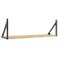 vidaXL Wandregale 2 Stk. Sonoma-Eiche 80x25x25,5 cm Holzwerkstoff vidaXL Wandregale 2 Stk. Sonoma-Eiche 80x25x25,5 cm Holzwerkstoff