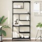 vidaXL Bücherregal Schwarz 81x36x176 cm Holzwerkstoff vidaXL Bücherregal Schwarz 81x36x176 cm Holzwerkstoff