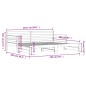 vidaXL Tagesbett Ausziehbar Weiß 80x200 cm Massivholz Kiefer vidaXL Tagesbett Ausziehbar Weiß 80x200 cm Massivholz Kiefer