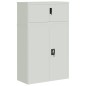 vidaXL Aktenschrank Hellgrau 90x40x145 cm Stahl vidaXL Aktenschrank Hellgrau 90x40x145 cm Stahl