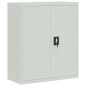 vidaXL Aktenschrank Hellgrau 90x40x145 cm Stahl vidaXL Aktenschrank Hellgrau 90x40x145 cm Stahl