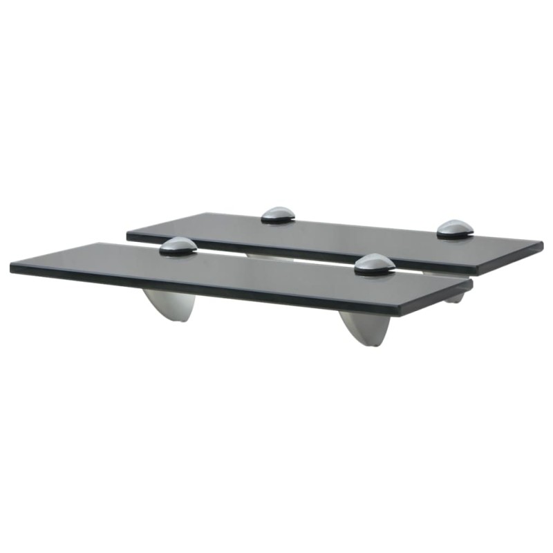 Schwebende Regale 2 Stk. Glas 30x10 cm 8 mm Schwebende Regale 2 Stk. Glas 30x10 cm 8 mm