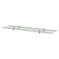 Schwebende Regale 2 Stk. Glas 100x20 cm 8 mm Schwebende Regale 2 Stk. Glas 100x20 cm 8 mm
