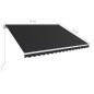 vidaXL Einziehbare Markise Handbetrieben 400 x 300 cm Anthrazit vidaXL Einziehbare Markise Handbetrieben 400 x 300 cm Anthrazit