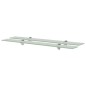 Schwebende Regale 2 Stk. Glas 80x10 cm 8 mm Schwebende Regale 2 Stk. Glas 80x10 cm 8 mm