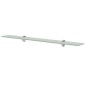 Schwebende Regale 2 Stk. Glas 80x10 cm 8 mm Schwebende Regale 2 Stk. Glas 80x10 cm 8 mm