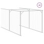 vidaXL Hundehütte mit Dach Hellgrau 117x813x123 cm Verzinkter Stahl vidaXL Hundehütte mit Dach Hellgrau 117x813x123 cm Verzinkter Stahl