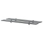 Schwebende Regale 2 Stk. Glas 80x20 cm 8 mm Schwebende Regale 2 Stk. Glas 80x20 cm 8 mm