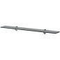 Schwebende Regale 2 Stk. Glas 80x20 cm 8 mm Schwebende Regale 2 Stk. Glas 80x20 cm 8 mm
