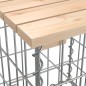 vidaXL Gartenbank aus Gabionen 287x71x65,5 cm Massivholz Kiefer vidaXL Gartenbank aus Gabionen 287x71x65,5 cm Massivholz Kiefer