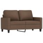 vidaXL 4-tlg. Sofagarnitur mit Kissen Braun Stoff vidaXL 4-tlg. Sofagarnitur mit Kissen Braun Stoff