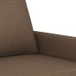 vidaXL 4-tlg. Sofagarnitur mit Kissen Braun Stoff vidaXL 4-tlg. Sofagarnitur mit Kissen Braun Stoff