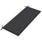 vidaXL 2-Sitzer-Gartenbank mit Auflage 120 cm Grau Eukalyptusholz vidaXL 2-Sitzer-Gartenbank mit Auflage 120 cm Grau Eukalyptusholz