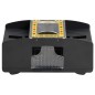 vidaXL Automatischer Kartenmischer Schwarz 2 Decks vidaXL Automatischer Kartenmischer Schwarz 2 Decks