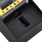 vidaXL Automatischer Kartenmischer Schwarz 2 Decks vidaXL Automatischer Kartenmischer Schwarz 2 Decks