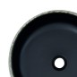 vidaXL Aufsatzwaschbecken Schwarz und Grau Rund Ø41x14 cm Keramik vidaXL Aufsatzwaschbecken Schwarz und Grau Rund Ø41x14 cm Keramik