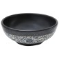 vidaXL Aufsatzwaschbecken Schwarz und Blau Rund Ø41x14 cm Keramik vidaXL Aufsatzwaschbecken Schwarz und Blau Rund Ø41x14 cm Keramik