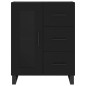 Highboard Schwarz 69,5x34x180 cm Holzwerkstoff Highboard Schwarz 69,5x34x180 cm Holzwerkstoff