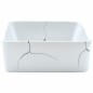 vidaXL Aufsatzwaschbecken Weiß Rechteckig 46x35,5x13cm Keramik vidaXL Aufsatzwaschbecken Weiß Rechteckig 46x35,5x13cm Keramik