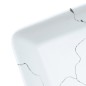 vidaXL Aufsatzwaschbecken Weiß Rechteckig 46x35,5x13cm Keramik vidaXL Aufsatzwaschbecken Weiß Rechteckig 46x35,5x13cm Keramik