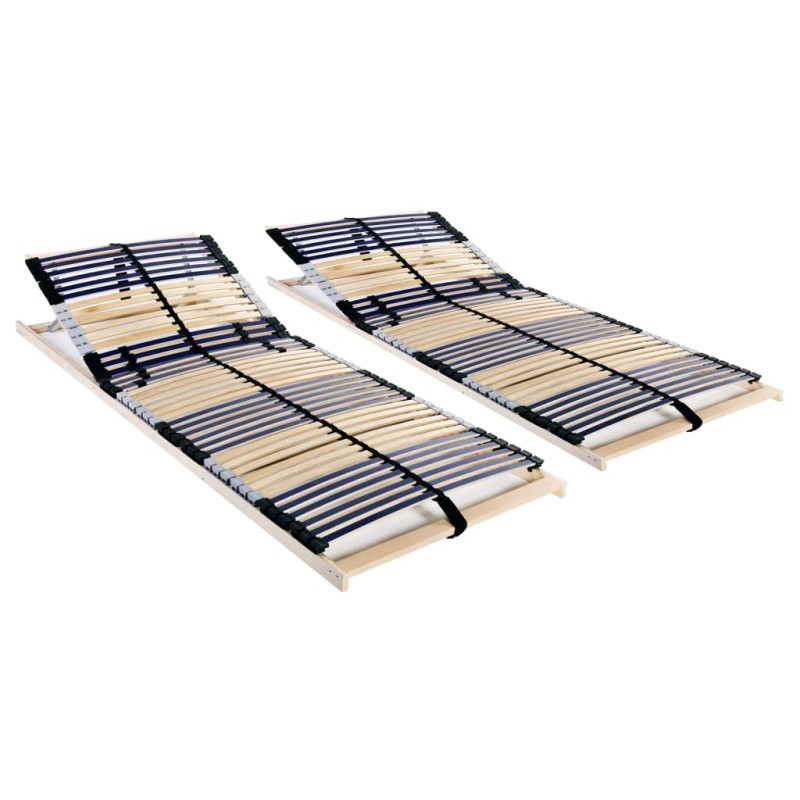 vidaXL Lattenroste 2 Stk. mit 42 Latten 7 Zonen 80x200 cm vidaXL Lattenroste 2 Stk. mit 42 Latten 7 Zonen 80x200 cm