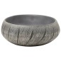 vidaXL Aufsatzwaschbecken Schwarz und Grau Oval 59x40x15 cm Keramik vidaXL Aufsatzwaschbecken Schwarz und Grau Oval 59x40x15 cm Keramik