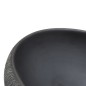 vidaXL Aufsatzwaschbecken Schwarz und Grau Oval 59x40x15 cm Keramik vidaXL Aufsatzwaschbecken Schwarz und Grau Oval 59x40x15 cm Keramik
