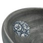 vidaXL Aufsatzwaschbecken Grau Oval 59x40x15 cm Keramik vidaXL Aufsatzwaschbecken Grau Oval 59x40x15 cm Keramik