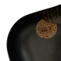 vidaXL Aufsatzwaschbecken Schwarz Rechteckig 48x37,5x13,5 cm Keramik vidaXL Aufsatzwaschbecken Schwarz Rechteckig 48x37,5x13,5 cm Keramik