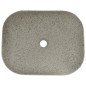 vidaXL Aufsatzwaschbecken Grau Rechteckig 48x37,5x13,5 cm Keramik
