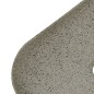 vidaXL Aufsatzwaschbecken Grau Rechteckig 48x37,5x13,5 cm Keramik