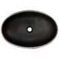 vidaXL Aufsatzwaschbecken Mehrfarbig Oval 59x40x15 cm Keramik vidaXL Aufsatzwaschbecken Mehrfarbig Oval 59x40x15 cm Keramik