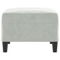 vidaXL Fußhocker Hellgrau 70x55x41 cm Samt vidaXL Fußhocker Hellgrau 70x55x41 cm Samt