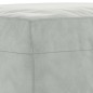 vidaXL Fußhocker Hellgrau 70x55x41 cm Samt vidaXL Fußhocker Hellgrau 70x55x41 cm Samt
