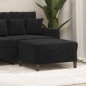 vidaXL Fußhocker Schwarz 70x55x41 cm Samt vidaXL Fußhocker Schwarz 70x55x41 cm Samt