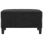 vidaXL Fußhocker Schwarz 70x55x41 cm Samt vidaXL Fußhocker Schwarz 70x55x41 cm Samt
